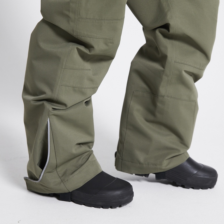 Shell bib pants "Orsa" Army Green